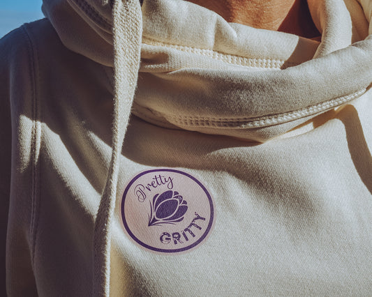 Cycling Themed Cross Neck Hoodie