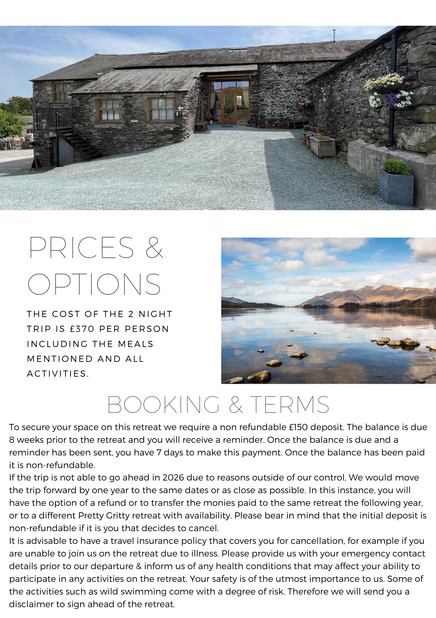 Windermere - Paddleboarding & Hiking Weekend (12th - 14th June 2026 ) £370 (Pay £150 initial deposit)