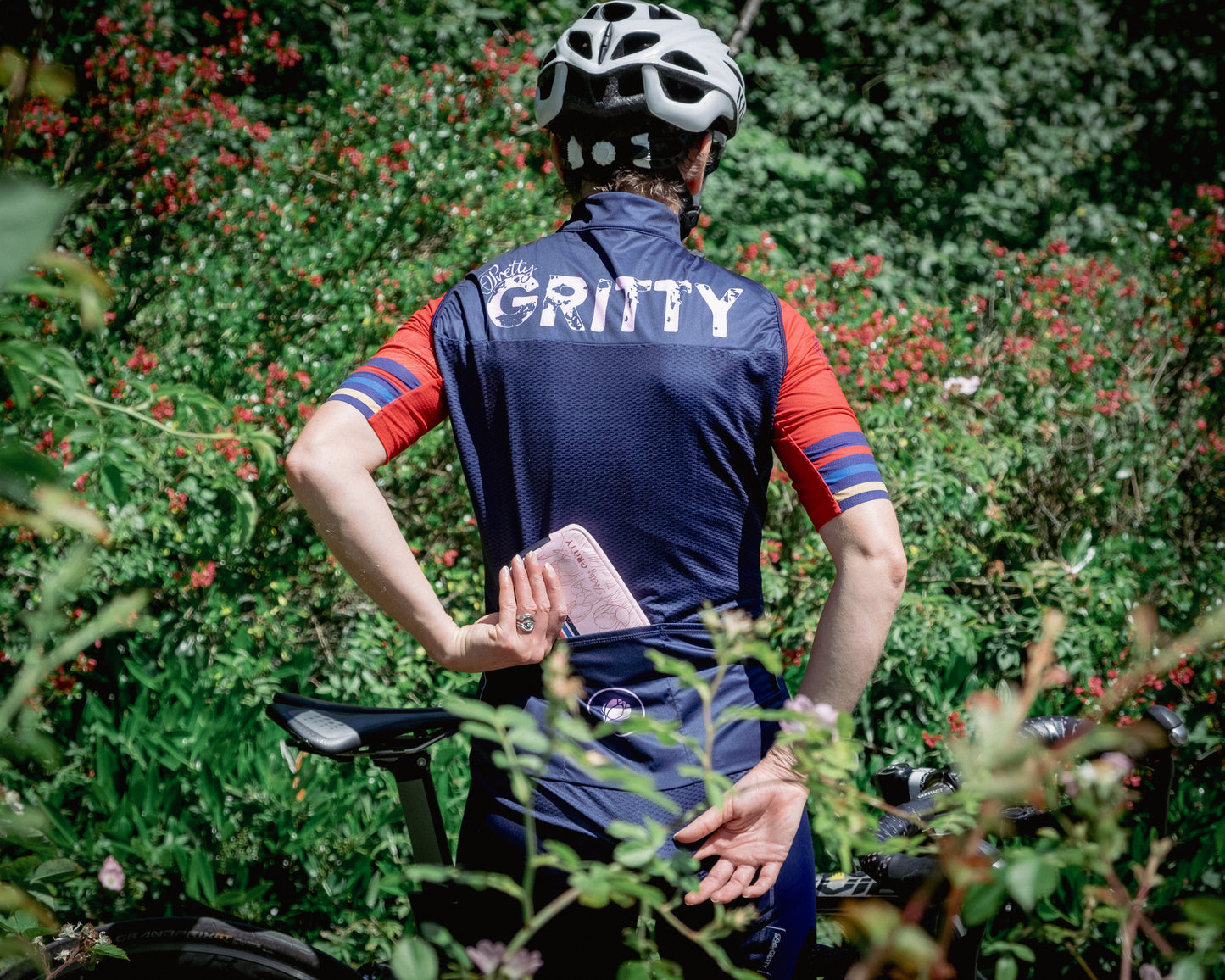 'Wear with Everything’ Navy Windproof Gilet image 1