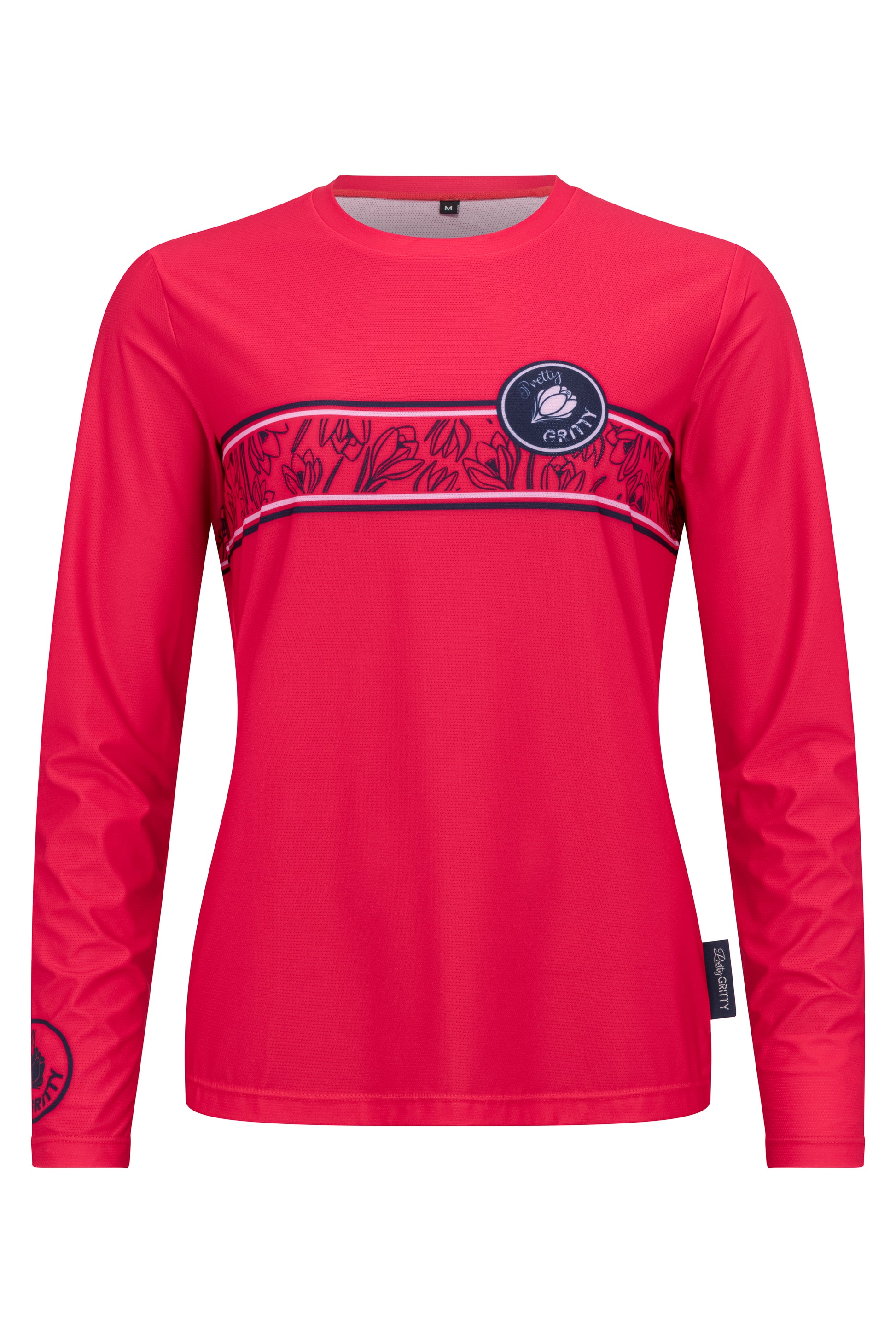 'Rouge Runner' Long sleeved running t-shirt image 2