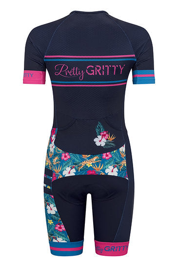 Pretty Gritty 'Midnight Paradise' Triathlon Suit