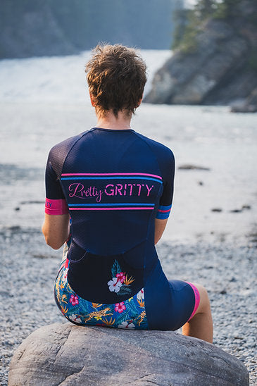 Pretty Gritty 'Midnight Paradise' Triathlon Suit