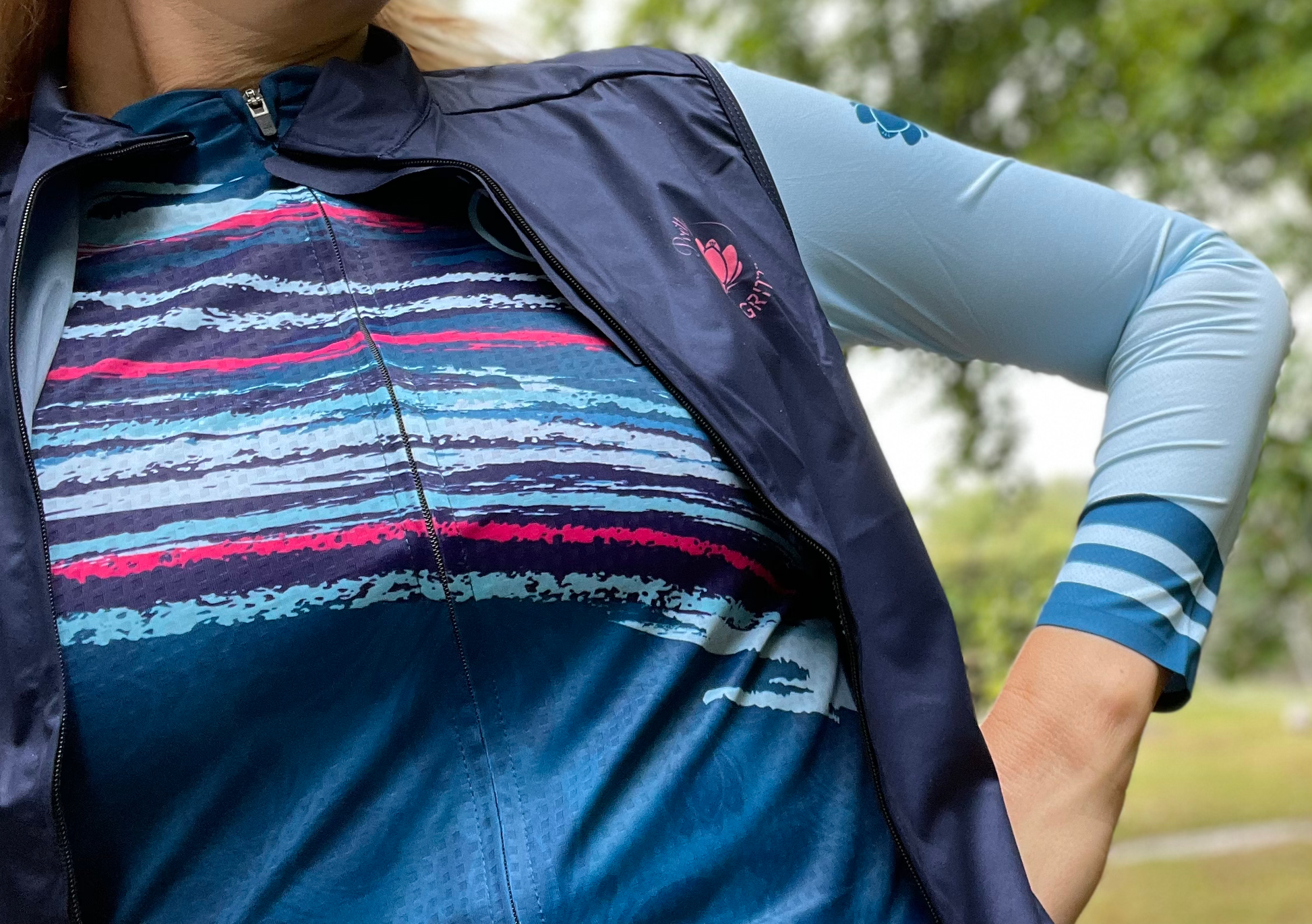 'Azure' Lightweight Long sleeve Jersey image 6