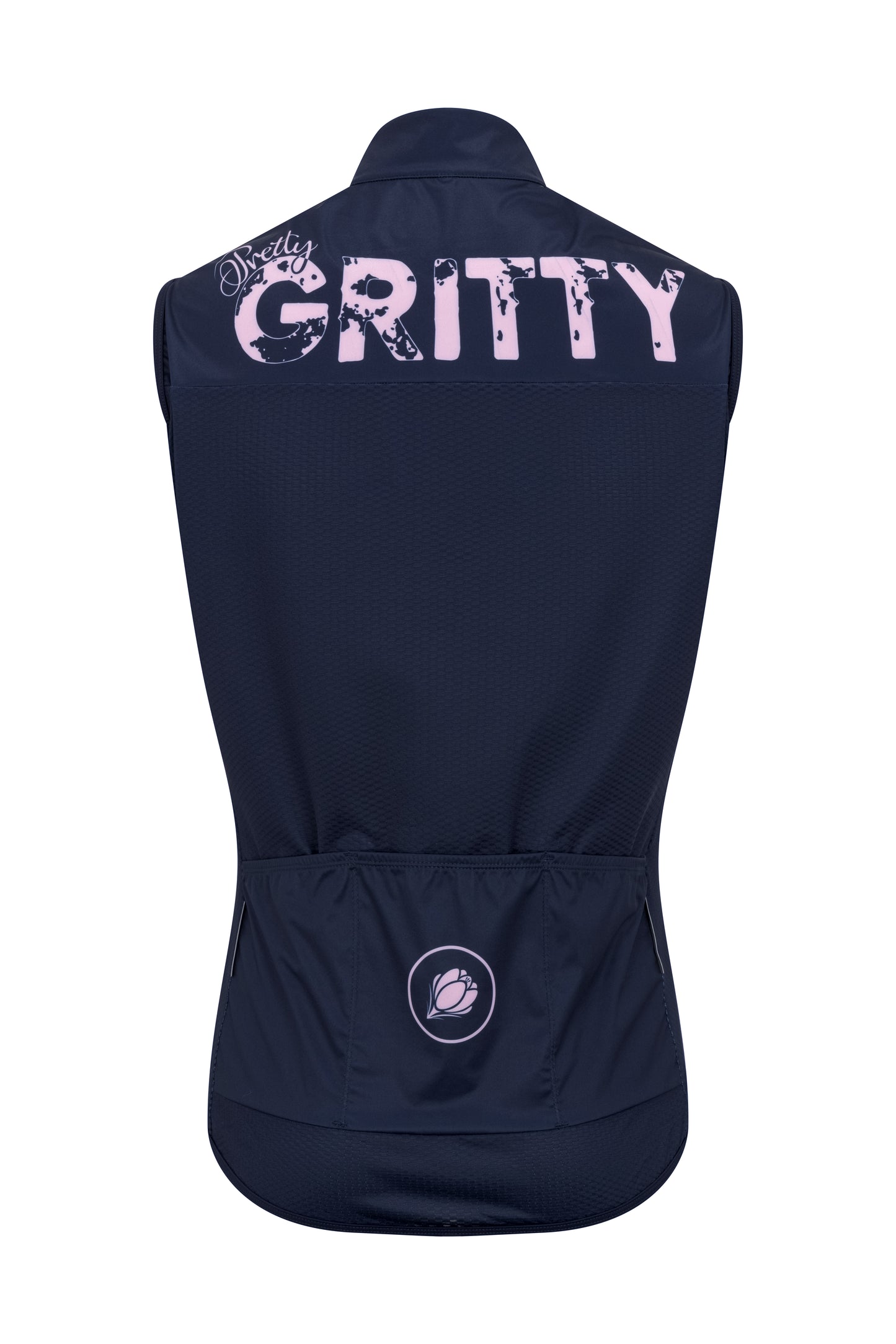 'Wear with Everything’ Navy Windproof Gilet image 2