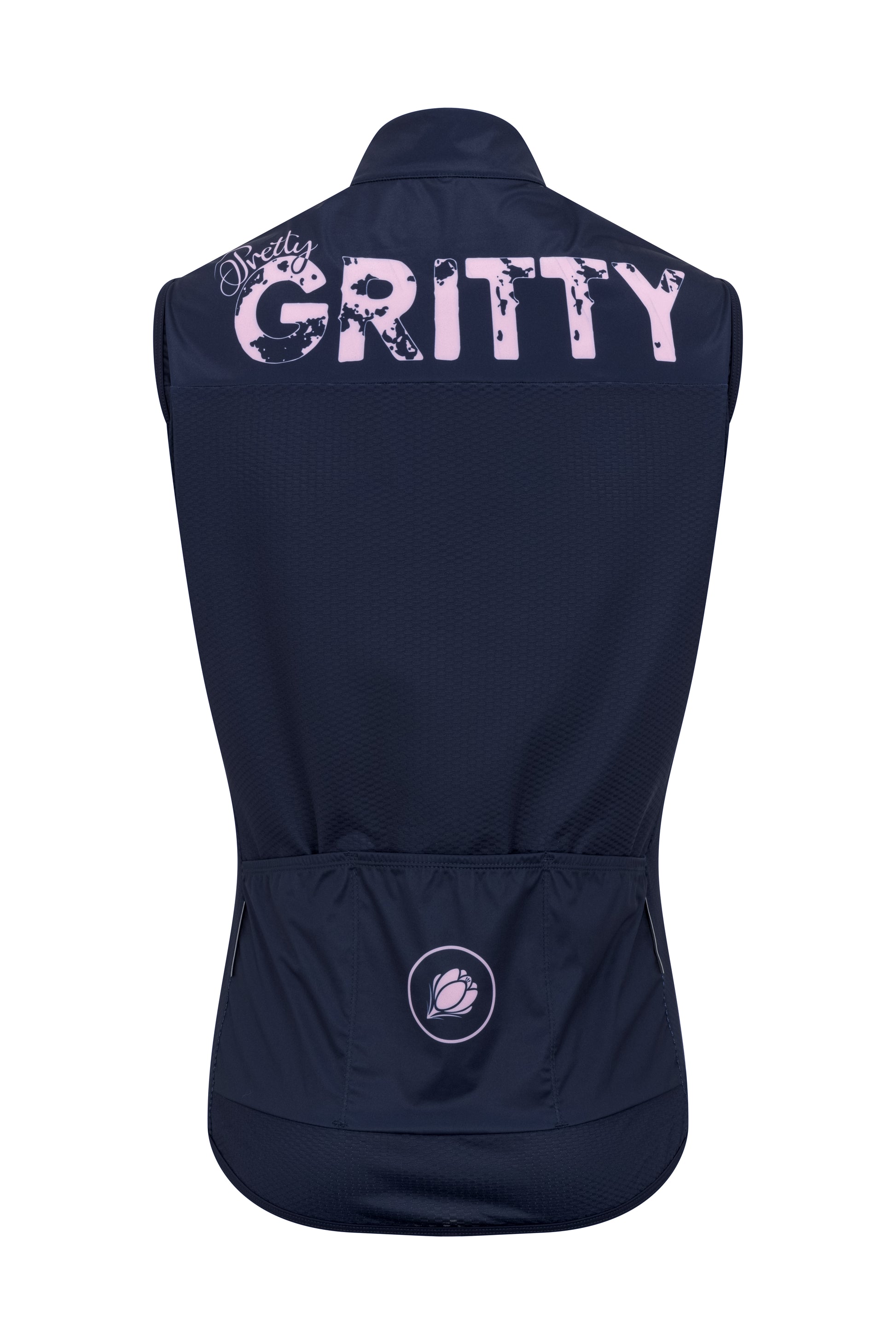 'Wear with Everything’ Navy Windproof Gilet image 2
