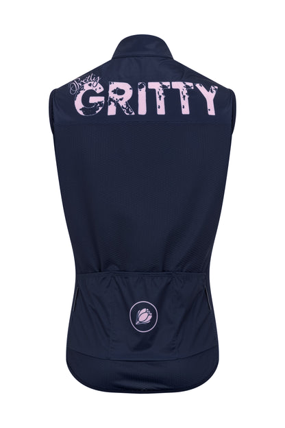 'Wear with Everything’ Navy Windproof Gilet image 2