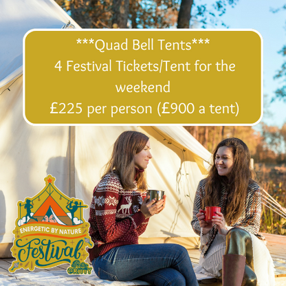 Quad Bell Tent/Festival tickets for 4 mates image 0