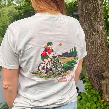 'Energetic by Nature' Vintage Style, Heavyweight T-shirt in 5 Sporty Designs on the Reverse