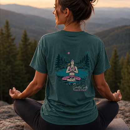 'Energetic by Nature' Vintage Style, Heavyweight T-shirt in 5 Sporty Designs on reverse