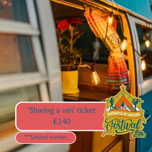'Sharing a van' & Festival Ticket - £140