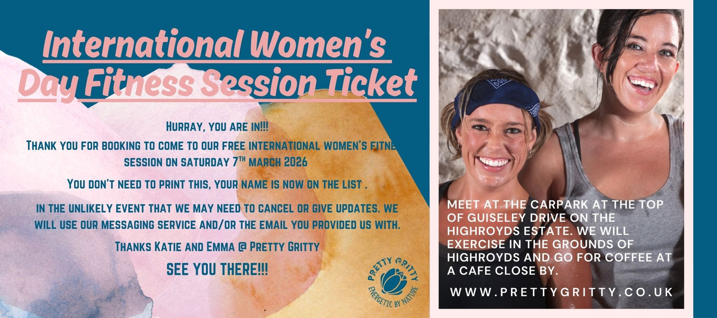 International Women's Day Fitness Event 10a.m. on Sat 7th March