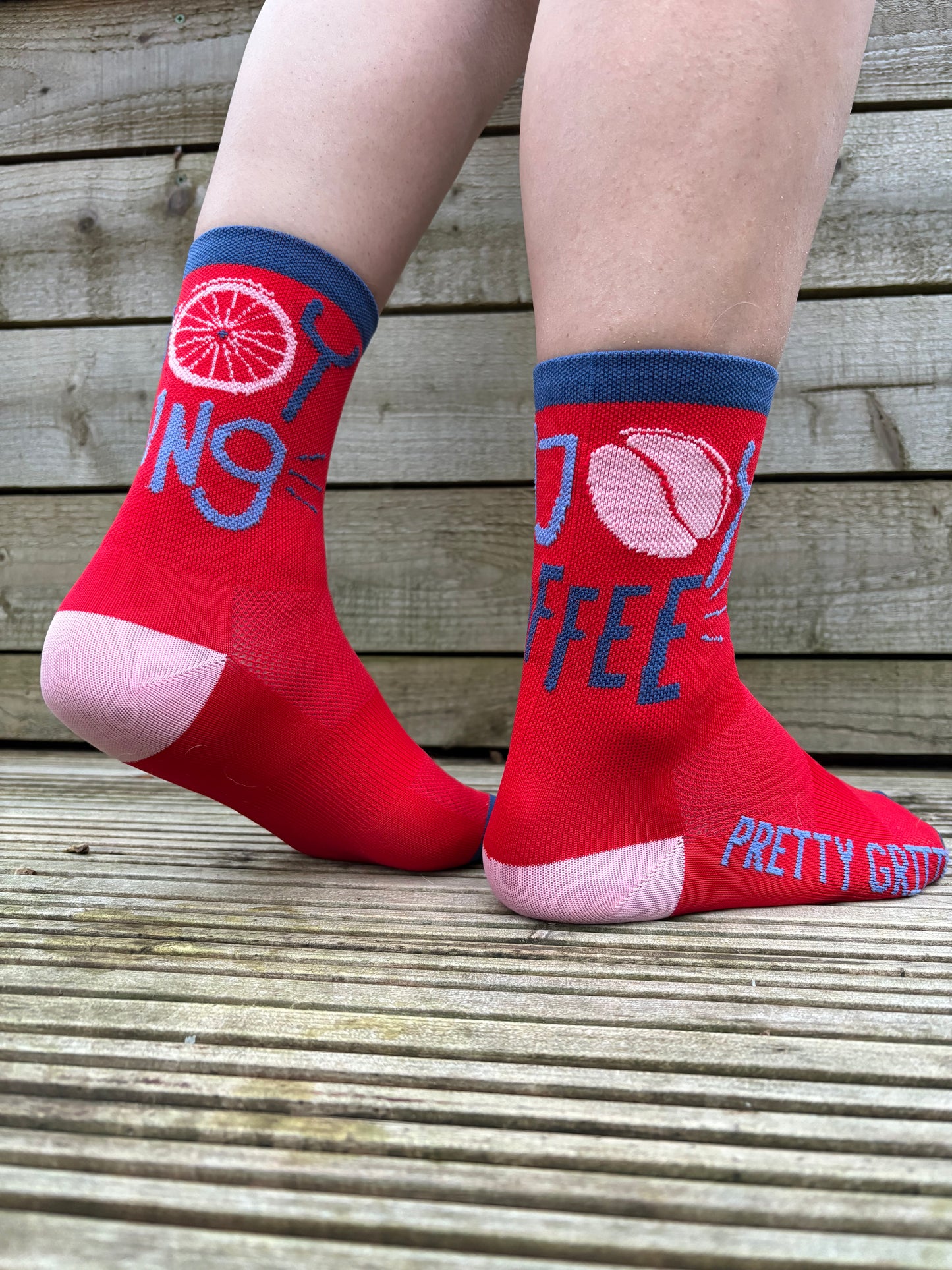 Pretty Gritty Cycle Socks