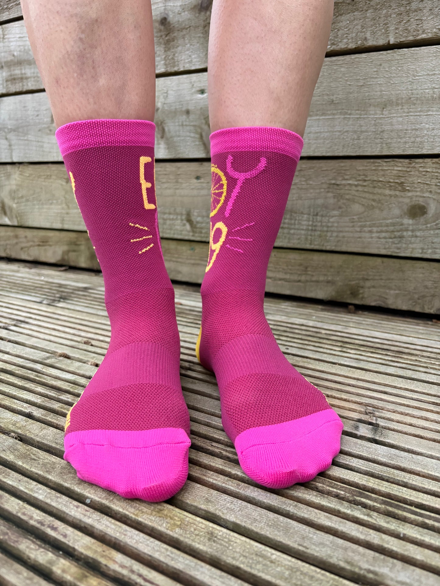 Pretty Gritty Cycle Socks