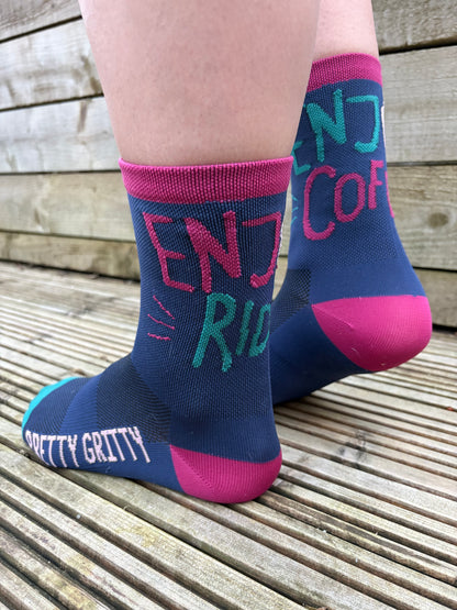 Pretty Gritty Cycle Socks