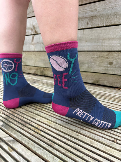 Pretty Gritty Cycle Socks