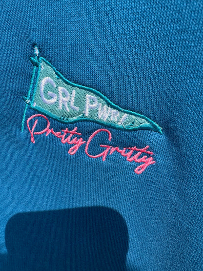 GRL PWR I PRETTY GRITTY Limited Edition Organic Sweatshirt.