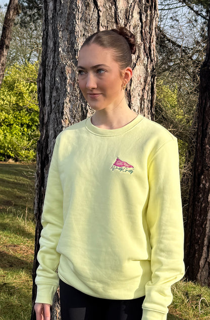 GRL PWR I PRETTY GRITTY Limited Edition Organic Sweatshirt.