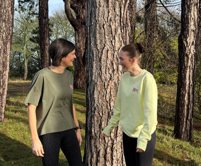 GRL PWR I PRETTY GRITTY Limited Edition Organic Sweatshirt.