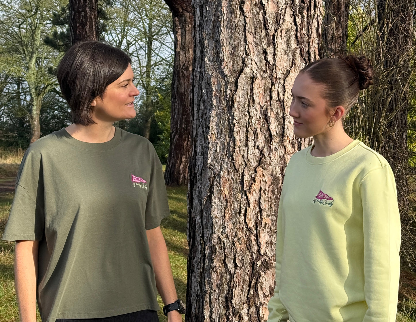 GRL PWR I PRETTY GRITTY Limited Edition Organic Sweatshirt.