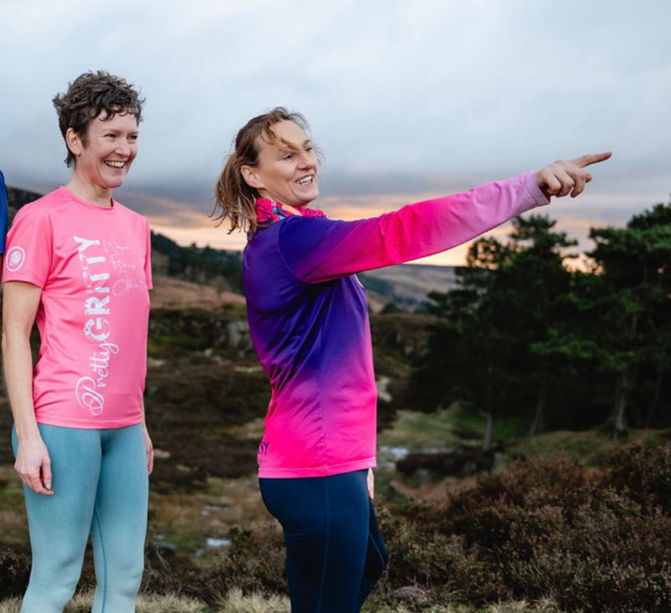 'Purple Phase' Long sleeved running t-shirt image 6