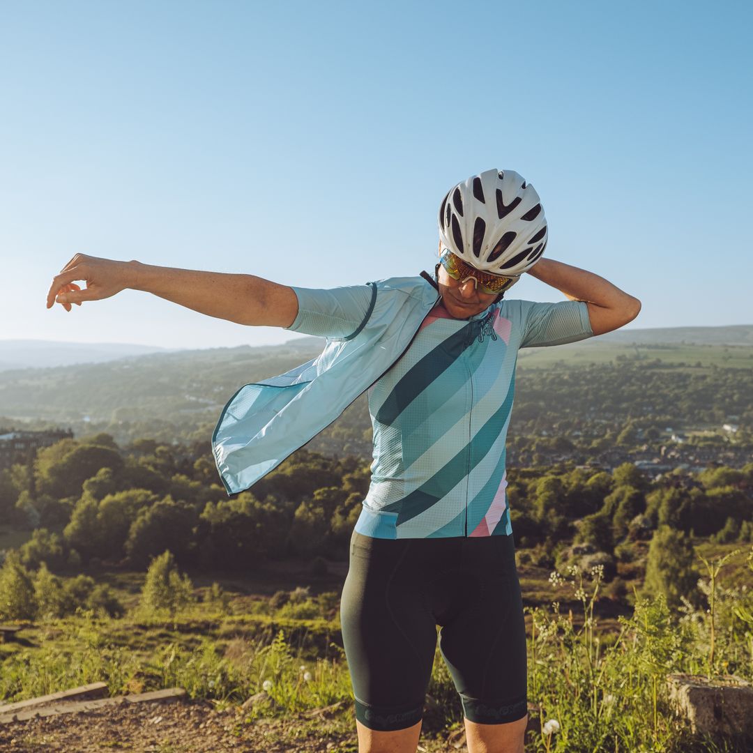 Mint windproof cycle gilet image 0