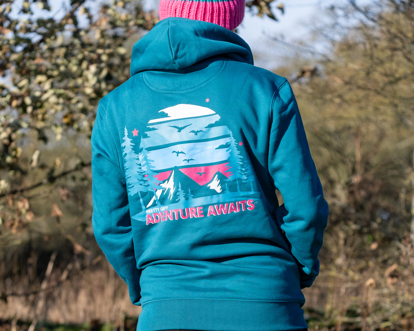 Pretty Gritty Adventure Awaits Heavyweight Hoodie image 1