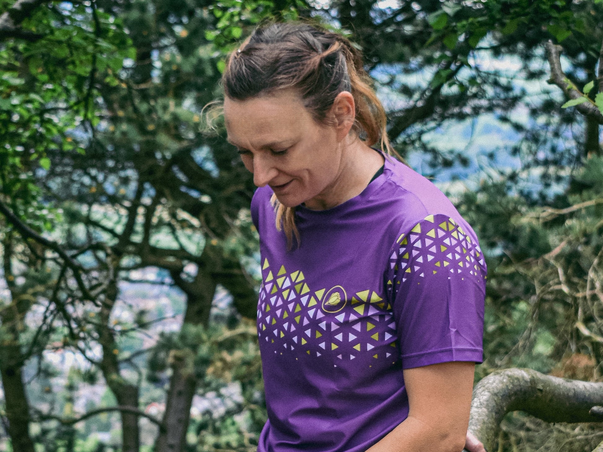 'Hyper Crocus' Short-sleeved Running T-shirt image 0