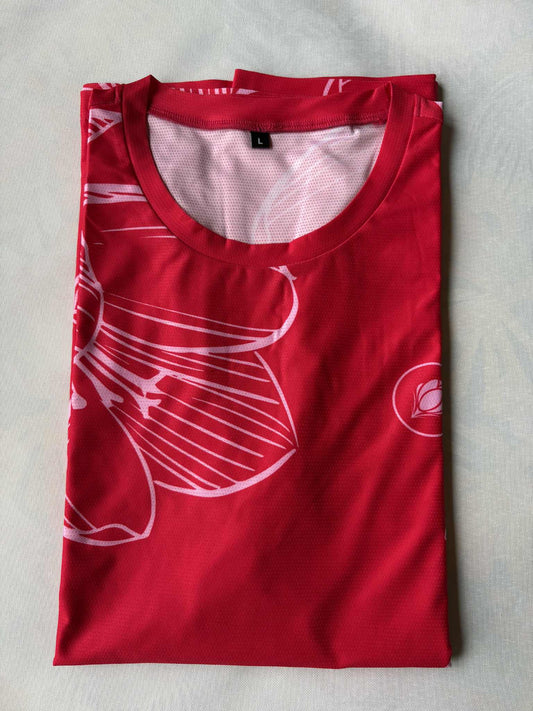 'Scarlett Blush' Long sleeved running t-shirt