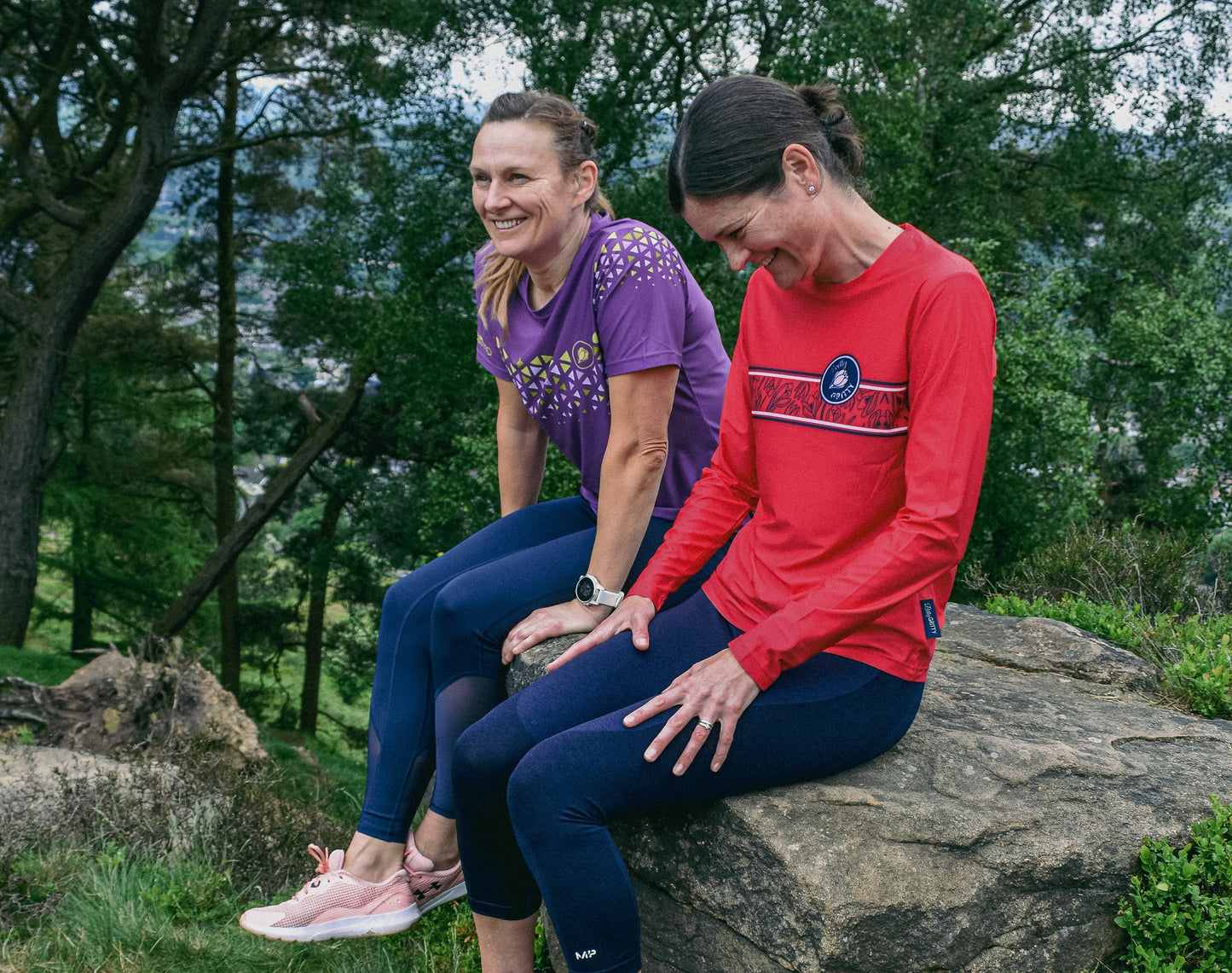 'Rouge Runner' Long sleeved running t-shirt image 0