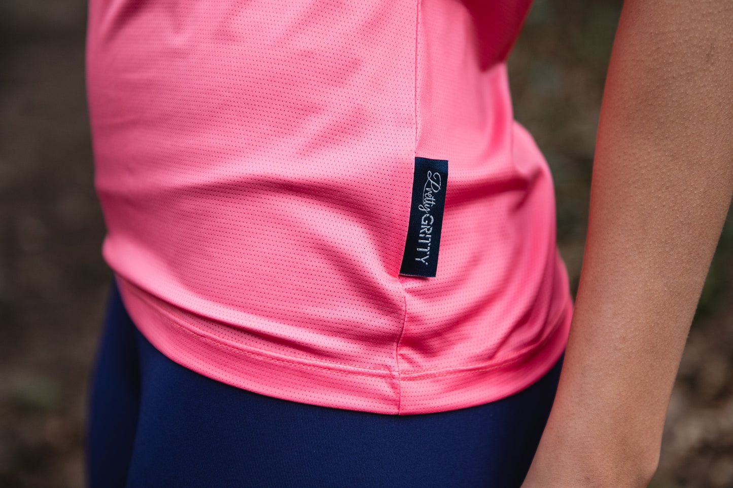 'Clean Coral' short-sleeved running t-shirt image 5