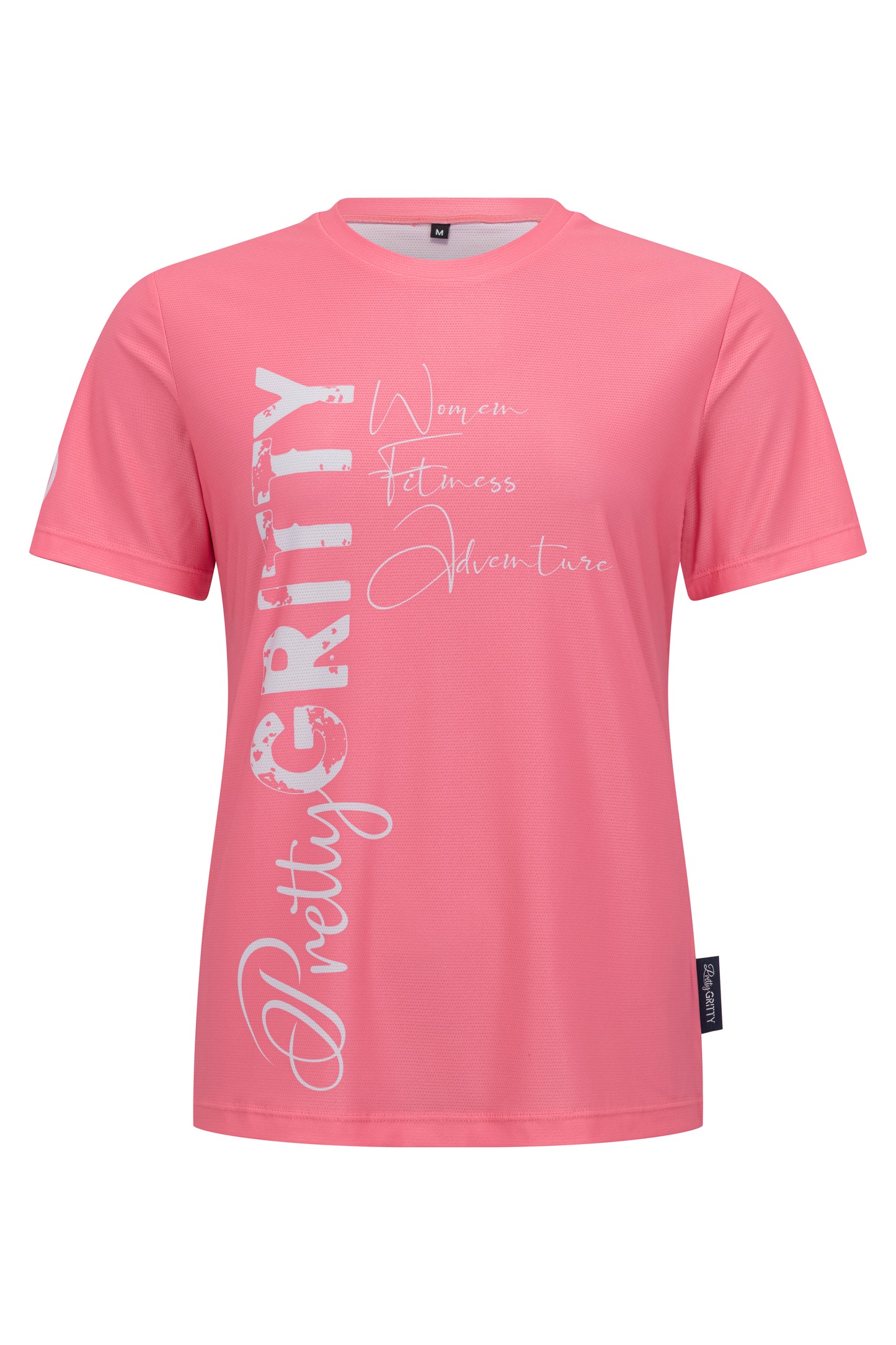 'Clean Coral' short-sleeved running t-shirt image 2