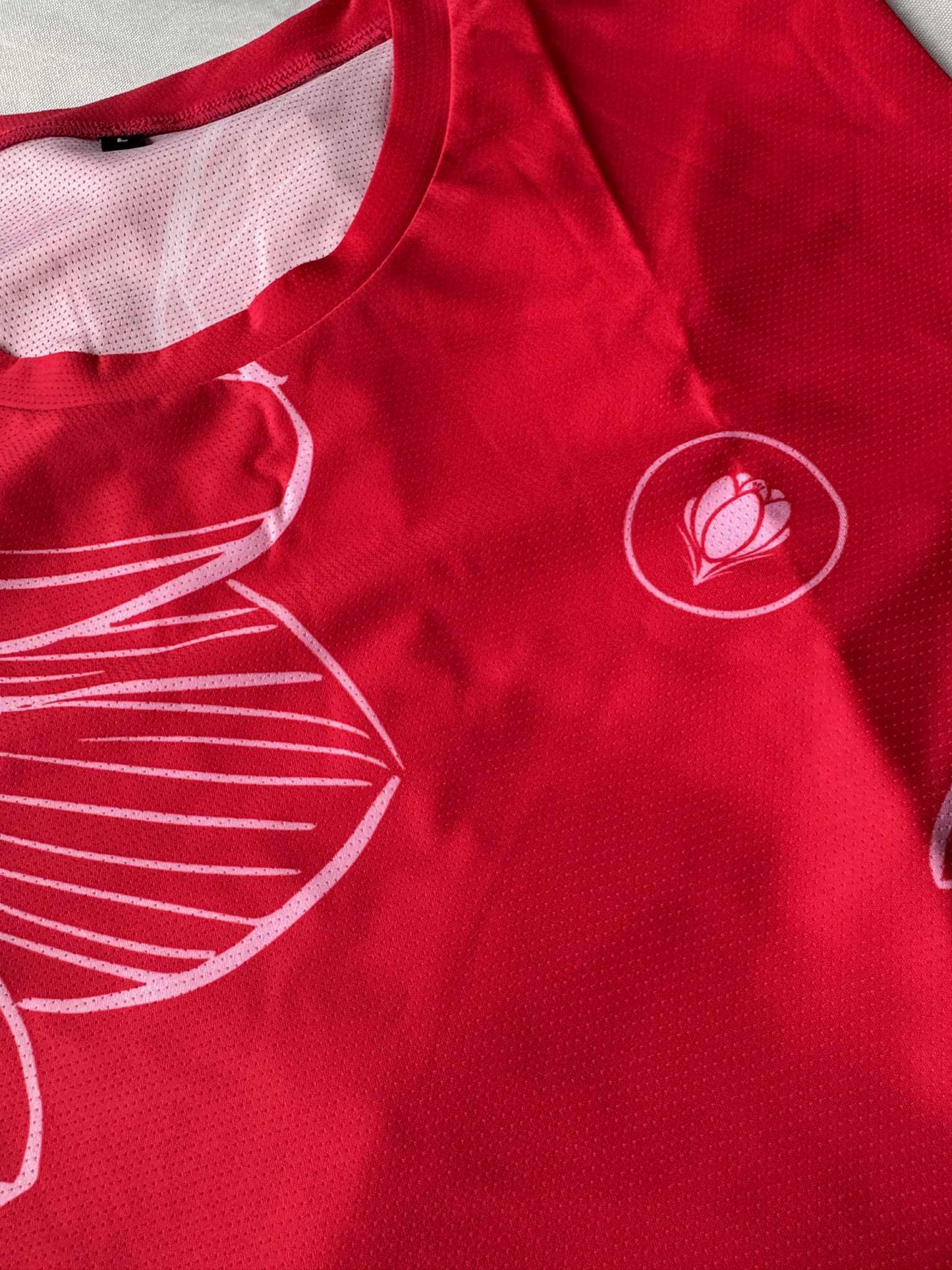 'Scarlett Blush' Long sleeved running t-shirt