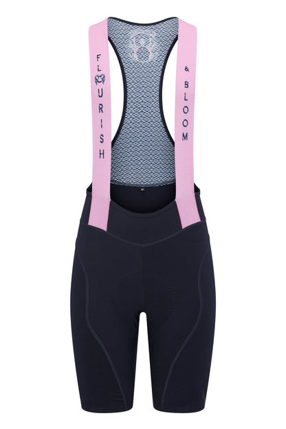 Pretty Gritty Navy Bib Shorts image 1