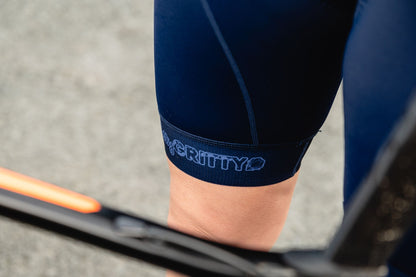 'Best Blue' Bib Shorts with powerband image 1