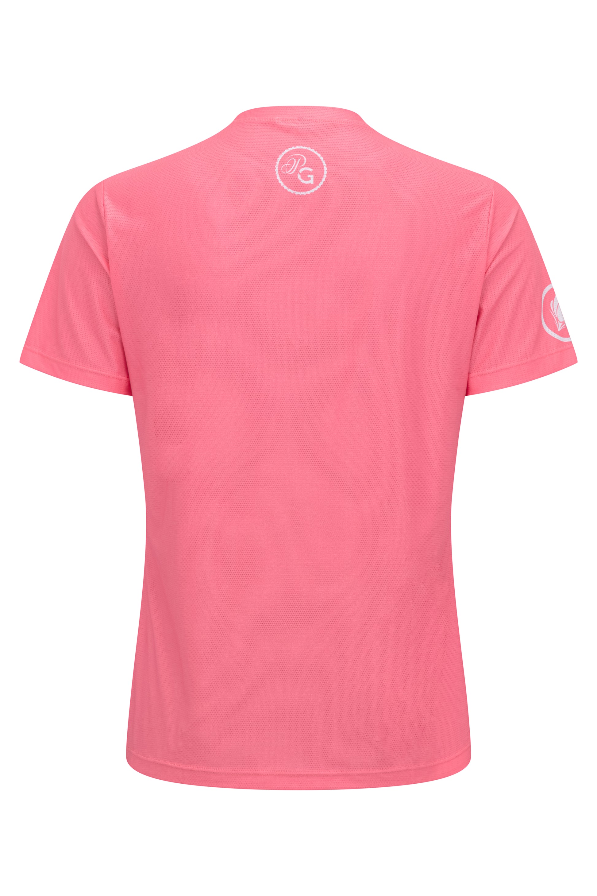 'Clean Coral' short-sleeved running t-shirt image 3